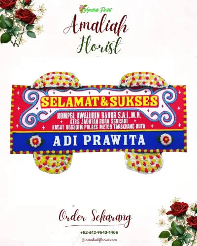Karangan Bunga Ucapan Selamat di Sumurjomblangbogo