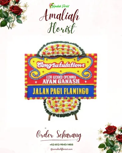 Bunga Papan Congratulation di Sumurjomblangbogo